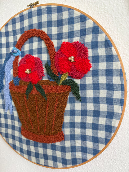 Basket with Poppies
