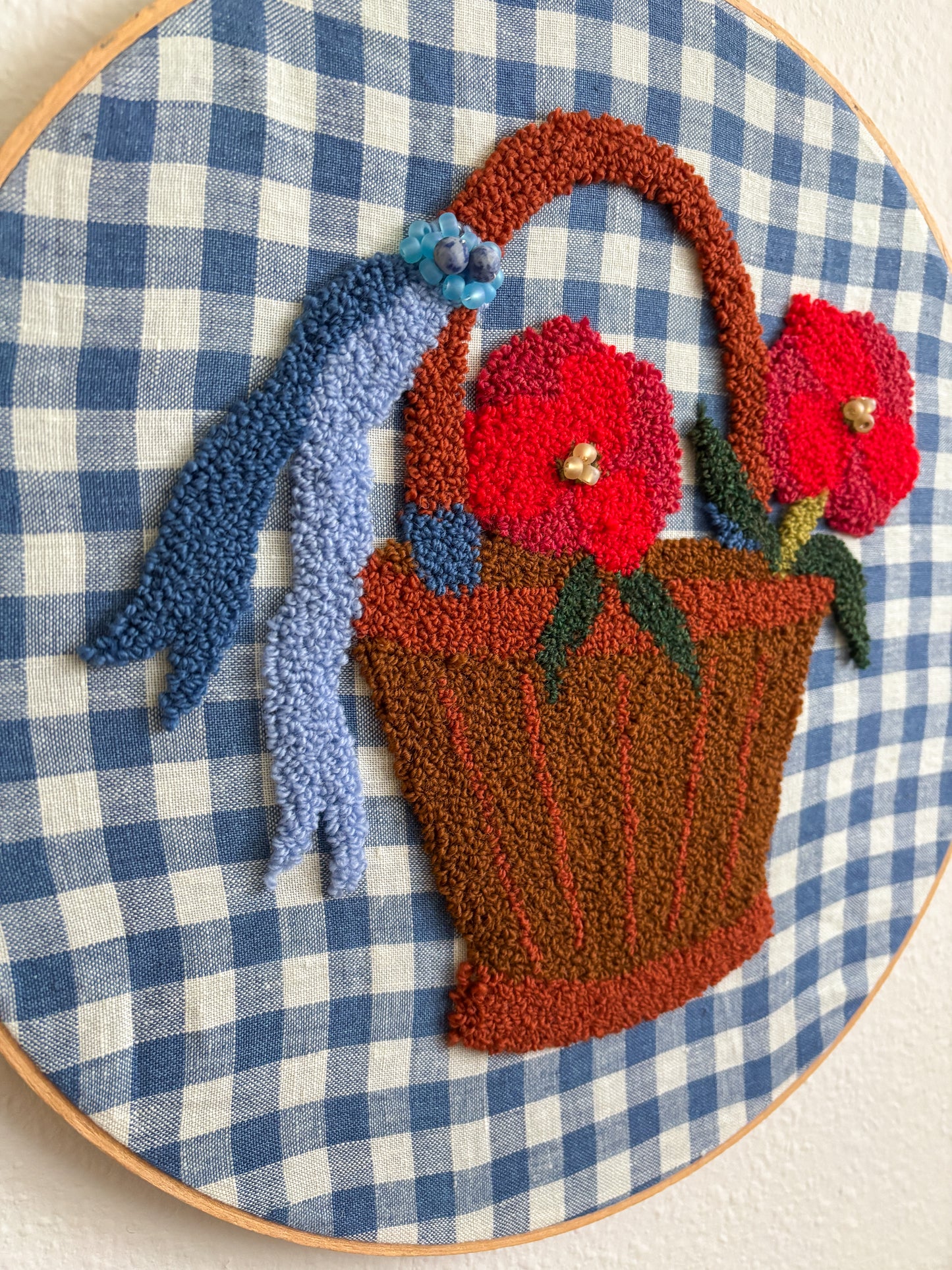 Basket with Poppies