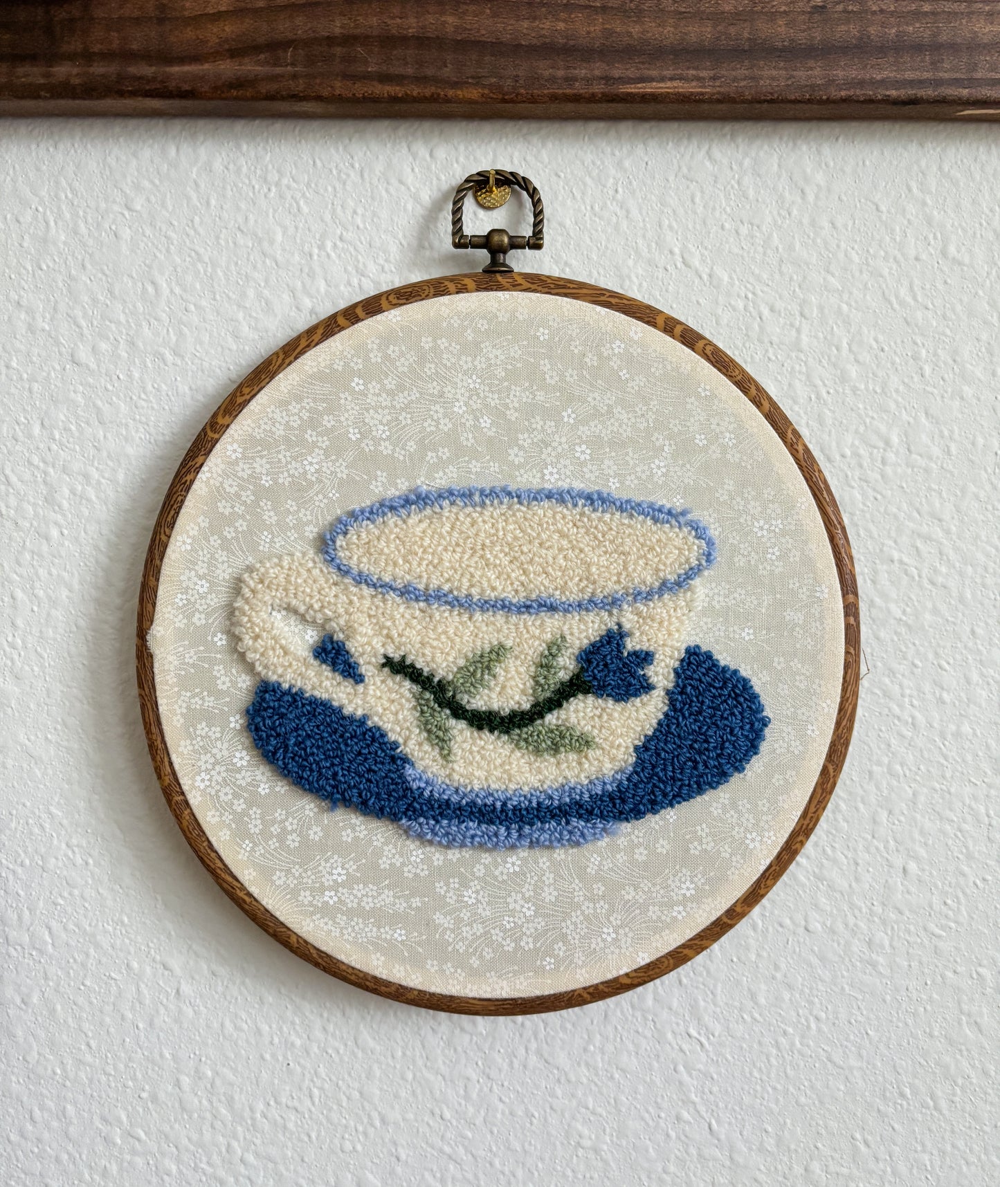 Teacup with Blue Flower