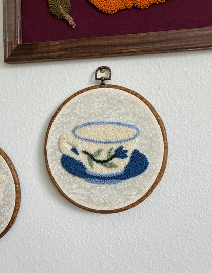 Teacup with Blue Flower