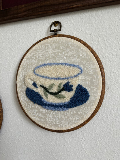 Teacup with Blue Flower